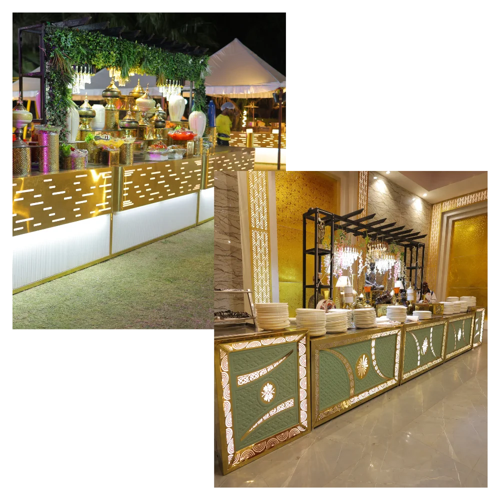 Luxury wedding decoration