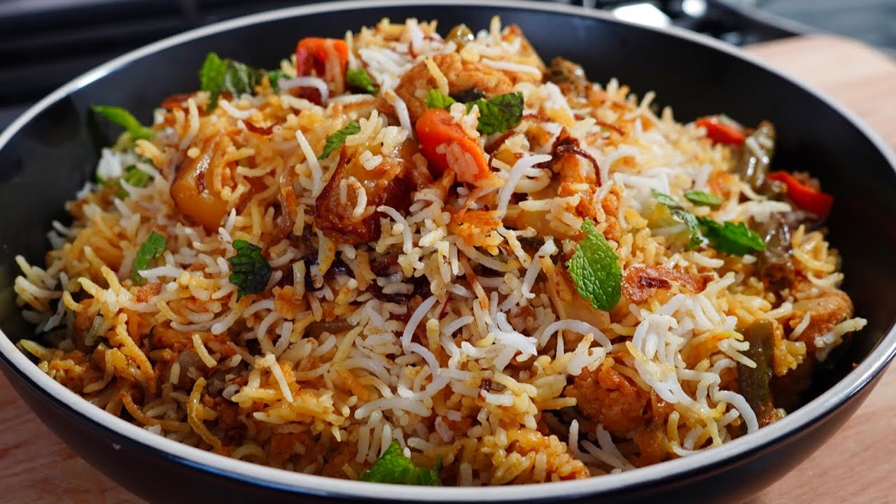 hyderabadi special veg biryani